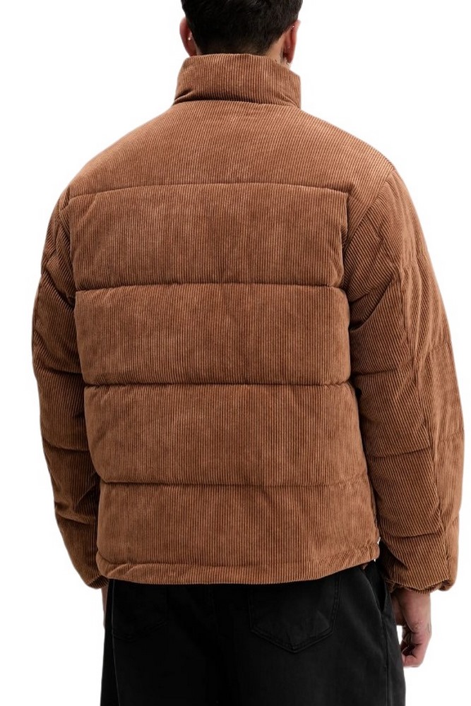 TOMMY JEANS VAIL CORD PUFFER EXT ΜΠΟΥΦΑΝ ΑΝΔΡΙΚΟ BROWN