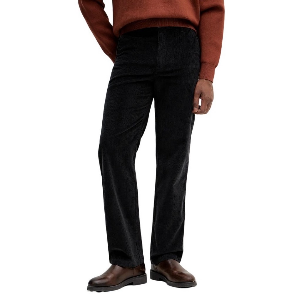 CALVIN KLEIN JEANS 90S STRAIGHT CORDUROY PANTS ΠΑΝΤΕΛΟΝΙ ΑΝΔΡΙΚΟ BLACK