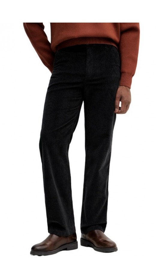 CALVIN KLEIN JEANS 90S STRAIGHT CORDUROY PANTS ΠΑΝΤΕΛΟΝΙ ΑΝΔΡΙΚΟ BLACK