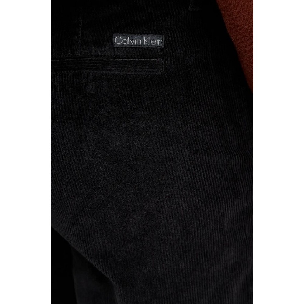 CALVIN KLEIN JEANS 90S STRAIGHT CORDUROY PANTS ΠΑΝΤΕΛΟΝΙ ΑΝΔΡΙΚΟ BLACK