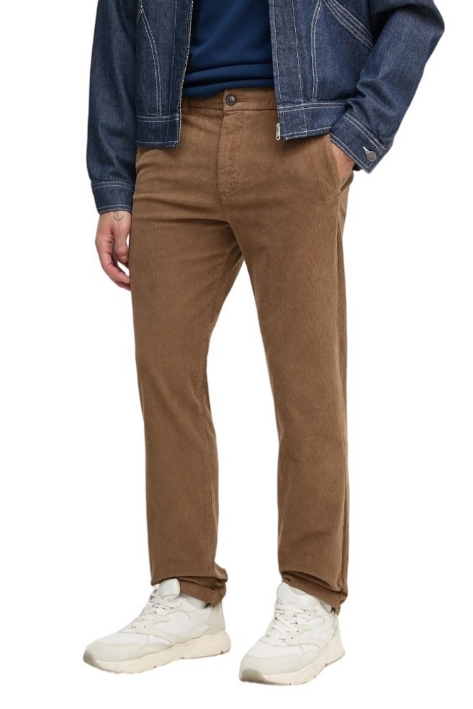 CALVIN KLEIN JEANS 90S STRAIGHT CORDUROY PANTS ΠΑΝΤΕΛΟΝΙ ΑΝΔΡΙΚΟ BROWN