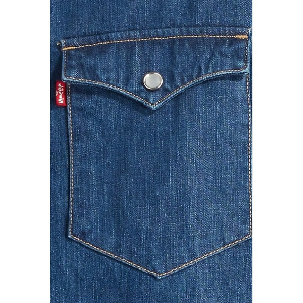 LEVIS BARSTOW WESTERN STANDARD 857440041 ΠΟΥΚΑΜΙΣΟ ΑΝΔΡΙΚΟ INDIGO
