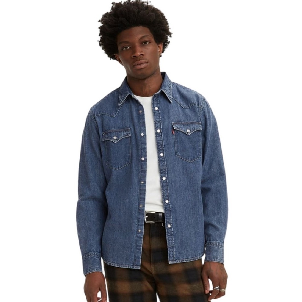 LEVI'S BARSTOW WESTERN STANDARD ΠΟΥΚΑΜΙΣΟ ΑΝΔΡΙΚΟ INDIGO