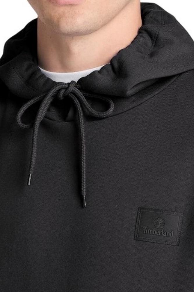 TIMBERLAND SILICON BADGE BB HOODIE ΜΠΛΟΥΖΑ ΦΟΥΤΕΡ ΑΝΔΡΙΚΗ BLACK