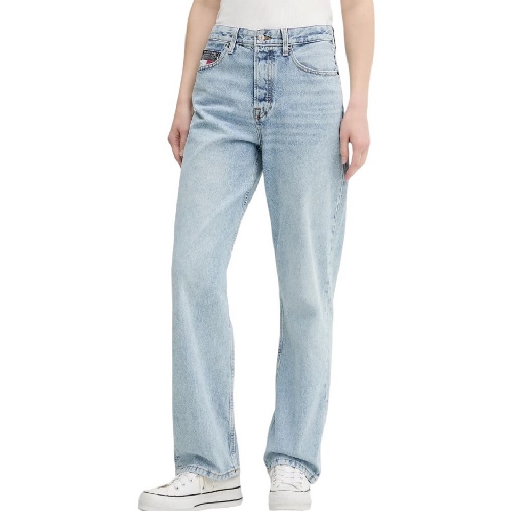 TOMMY JEANS LAYLA HR SLIM STR ΠΑΝΤΕΛΟΝΙ ΓΥΝΑΙΚΕΙΟ DENIM LIGHT