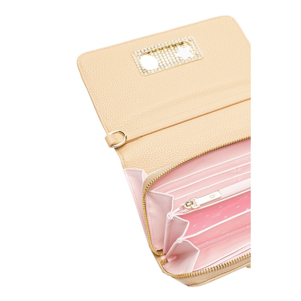 CHIARA FERRAGNI RANGE E - EYE STAR LOCK ΠΟΡΤΟΦΟΛΙ ΓΥΝΑΙΚΕΙΟ BEIGE