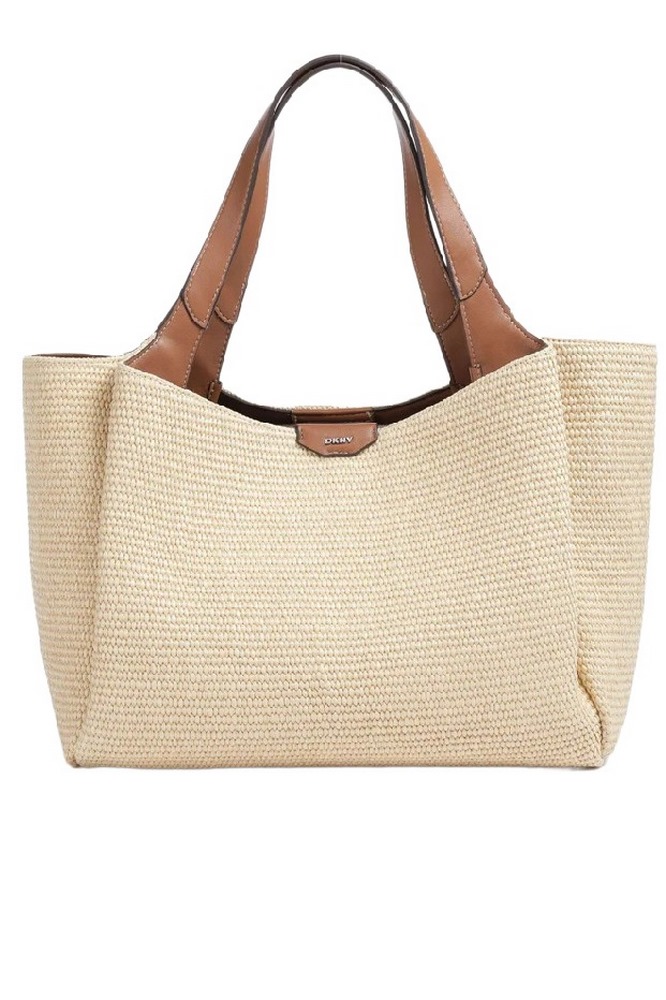 DKNY WILLA TOTE HANDBAG R61AZG32 ΤΣΑΝΤΑ ΓΥΝΑΙΚΕΙΑ BEIGE