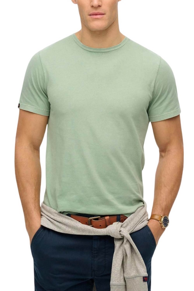 SUPERDRY IND CLASSIC ESSENTIAL TEE T-SHIRT ΜΠΛΟΥΖΑ ΑΝΔΡΙΚΗ KHAKI
