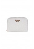 GUESS BETULA SLG MEDIUM ZIP AROUND ΠΟΡΤΟΦΟΛΙ ΓΥΝΑΙΚΕΙΟ WHITE