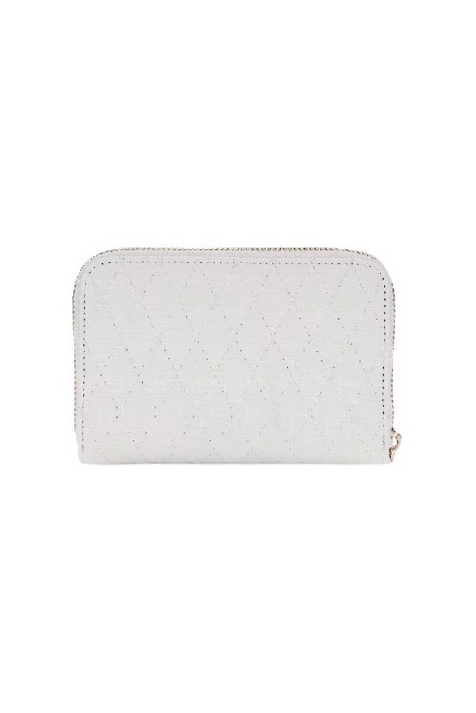 GUESS BETULA SLG MEDIUM ZIP AROUND ΠΟΡΤΟΦΟΛΙ ΓΥΝΑΙΚΕΙΟ WHITE