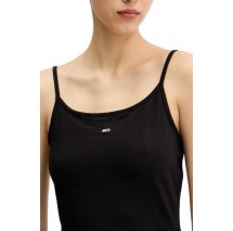 TOMMY JEANS  ESSENTIAL STRAP FLARE DRESS ΦΟΡΕΜΑ ΓΥΝΑΙΚΕΙΟ BLACK