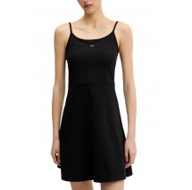 TOMMY JEANS  ESSENTIAL STRAP FLARE DRESS ΦΟΡΕΜΑ ΓΥΝΑΙΚΕΙΟ BLACK