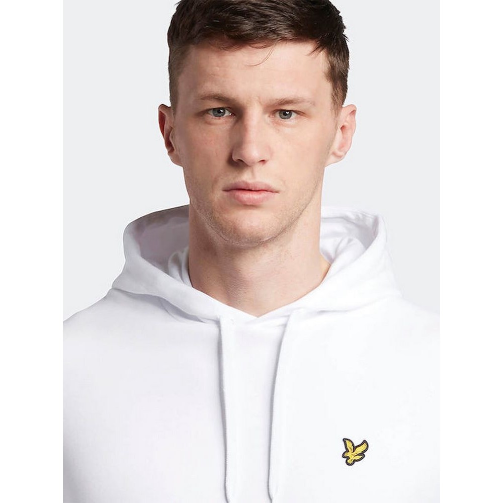 ΦΟΥΤΕΡ ESSENTIALS LS PULLOVER HOODIE  ΑΝΔΡΙΚΟ LYLE AND SCOTT WHITE