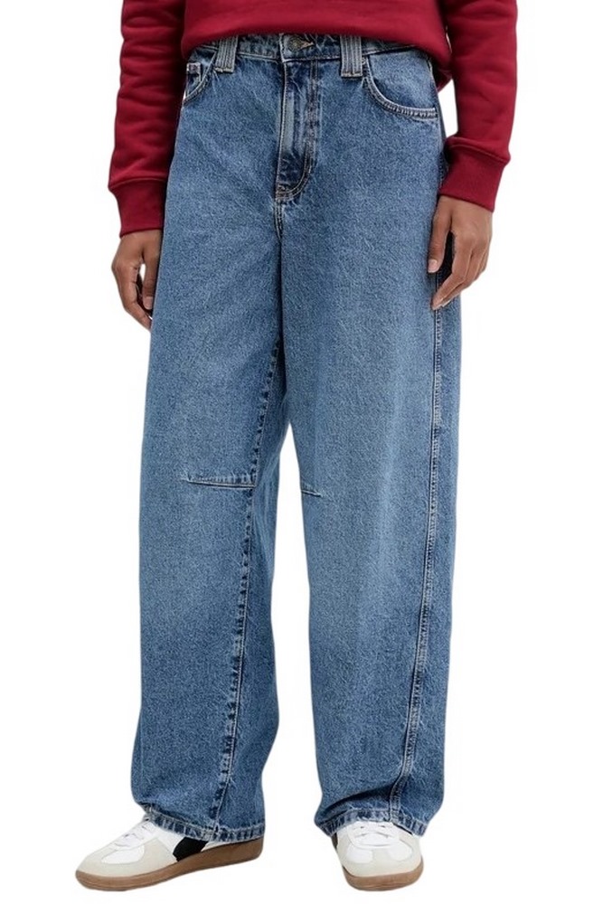 GUESS JEANS BARREL ΠΑΝΤΕΛΟΝΙ ΓΥΝΑΙΚΕΙΟ BLUΕ DENIM