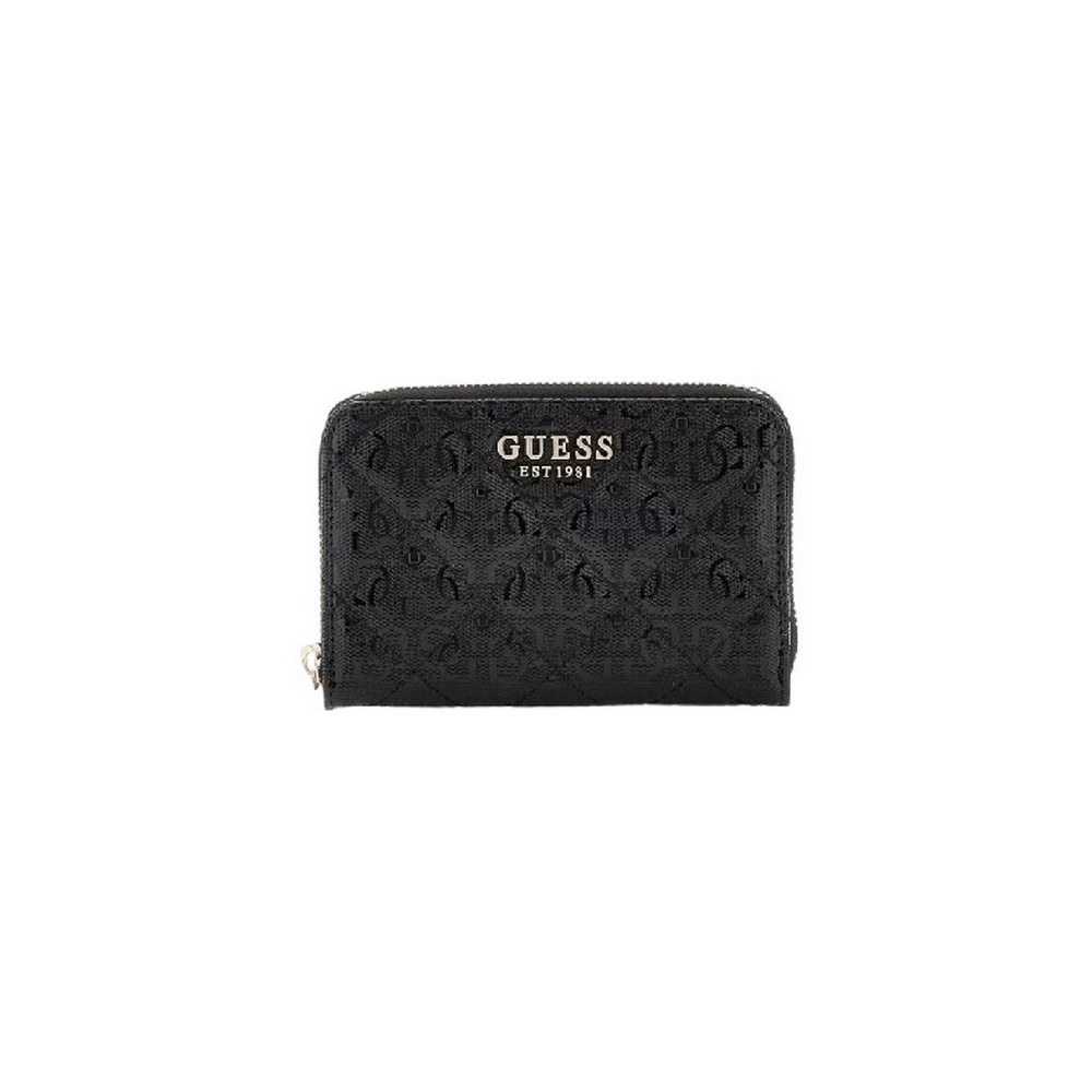 GUESS LAUREL SLG MEDIUM ZIP AROUND ΠΟΡΤΟΦΟΛΙ ΓΥΝΑΙΚΕΙΟ BLACK