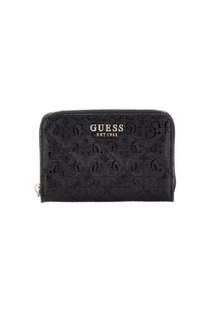 GUESS LAUREL SLG MEDIUM ZIP AROUND ΠΟΡΤΟΦΟΛΙ ΓΥΝΑΙΚΕΙΟ BLACK