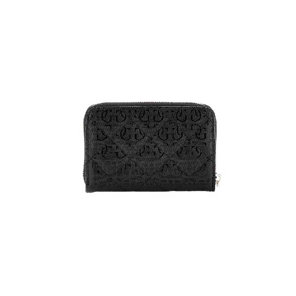 GUESS LAUREL SLG MEDIUM ZIP AROUND ΠΟΡΤΟΦΟΛΙ ΓΥΝΑΙΚΕΙΟ BLACK