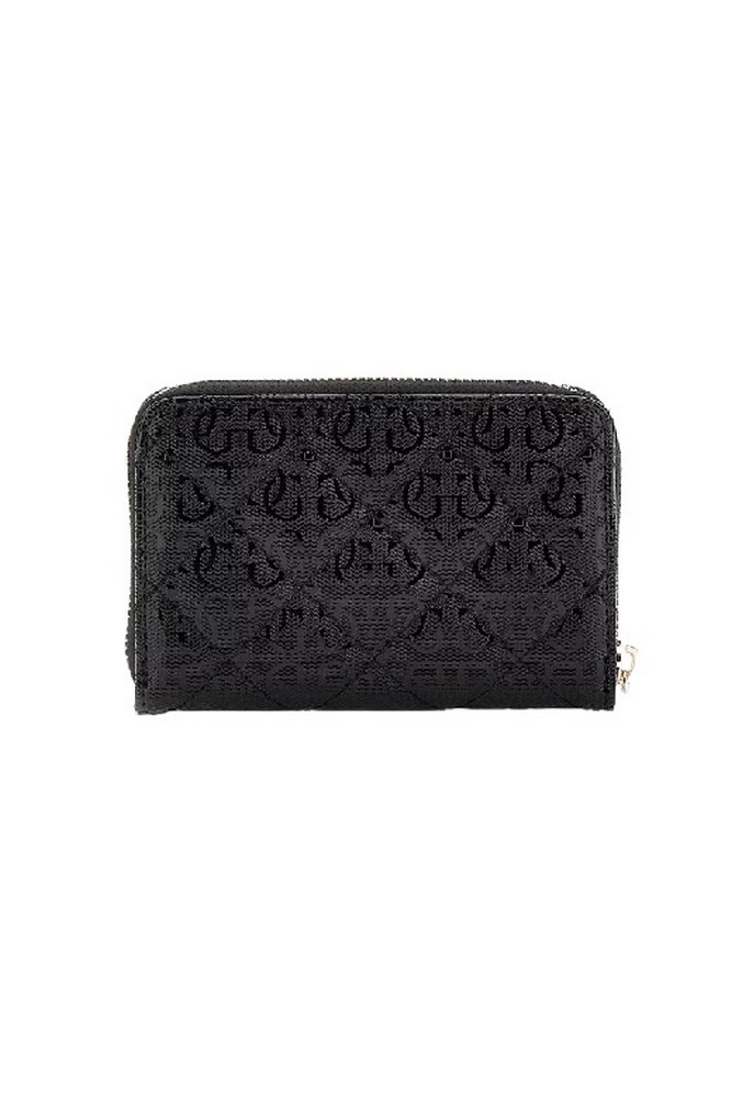 GUESS LAUREL SLG MEDIUM ZIP AROUND ΠΟΡΤΟΦΟΛΙ ΓΥΝΑΙΚΕΙΟ BLACK