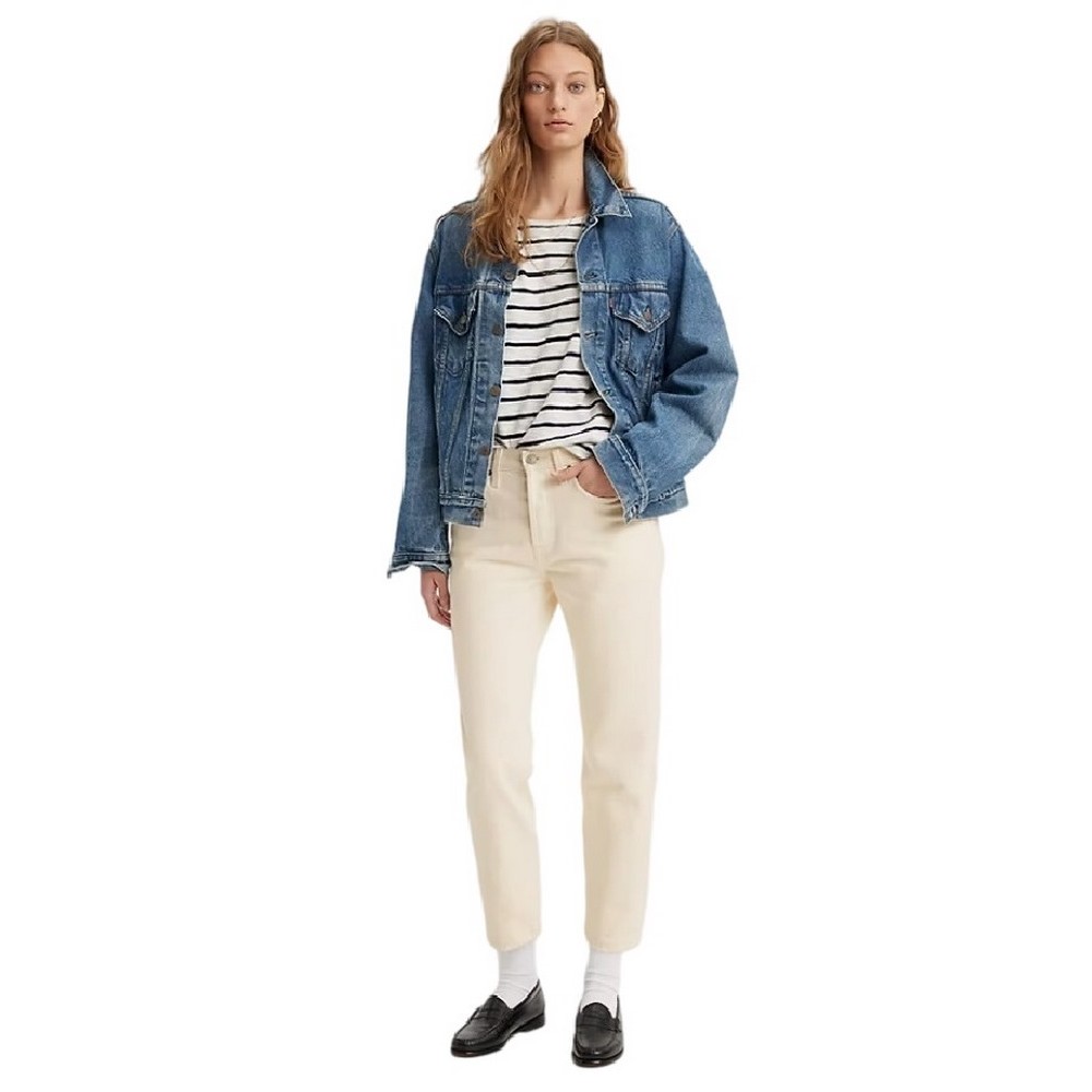 LEVIS 501® CROP WHITES ΠΑΝΤΕΛΟΝΙ ΓΥΝΑΙΚΕΙΟ WHITE