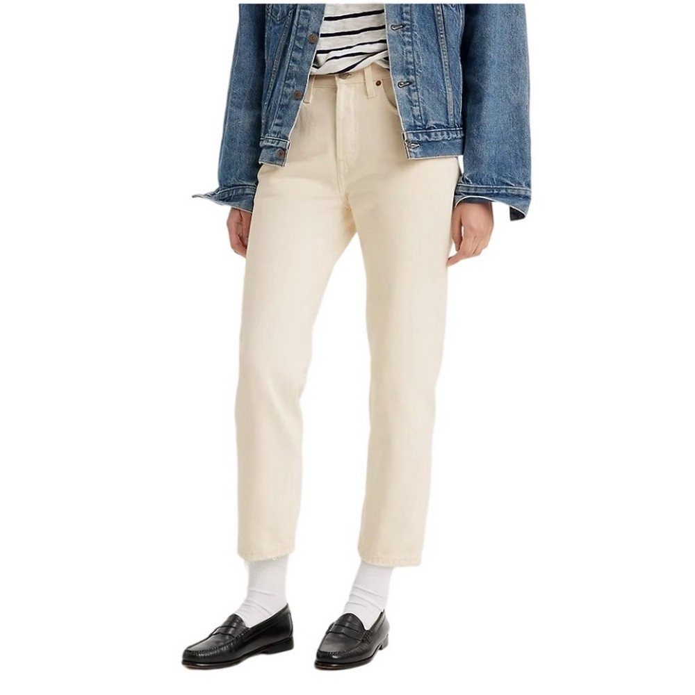 LEVIS 501® CROP WHITES ΠΑΝΤΕΛΟΝΙ ΓΥΝΑΙΚΕΙΟ WHITE