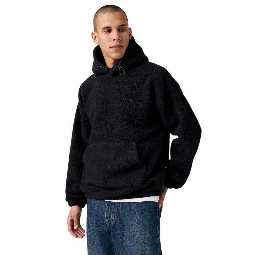 LEVIS® COZY UP MHOODIE ΦΟΥΤΕΡ ΜΠΛΟΥΖΑ ΑΝΔΡΙΚΗ BLACK