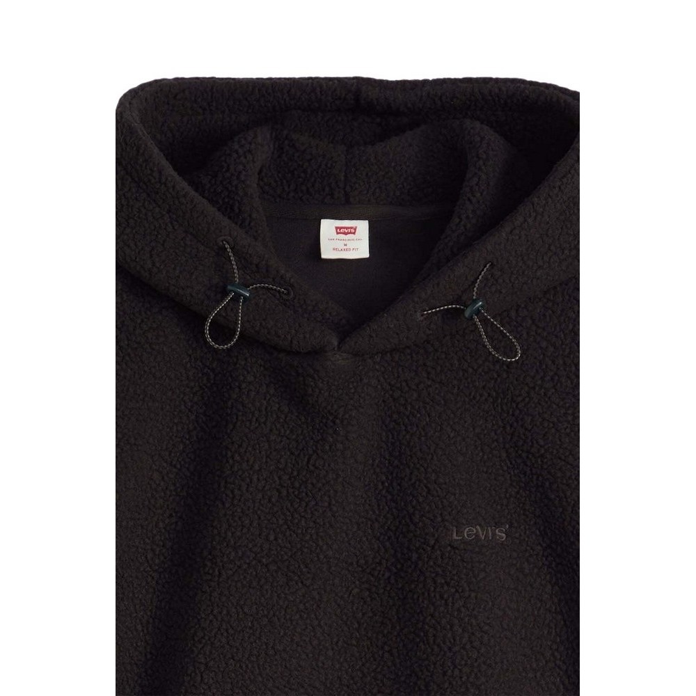 LEVIS® COZY UP MHOODIE ΦΟΥΤΕΡ ΜΠΛΟΥΖΑ ΑΝΔΡΙΚΗ BLACK