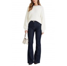 GUESS ARISA RHINESTONE SWTR ΜΠΛΟΥΖΑ ΠΛΕΚΤΗ ΓΥΝΑΙΚΕΙΑ OFF WHITE