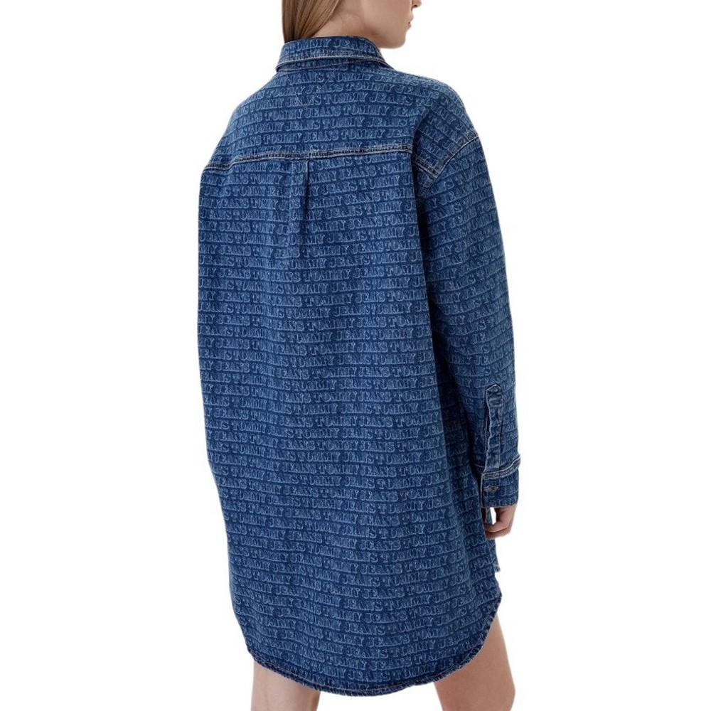 TOMMY JEANS RLX DNM SHIRT DRESS ΦΟΡΕΜΑ ΓΥΝΑΙΚΕΙΟ BLUΕ DENIM