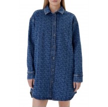 TOMMY JEANS RLX DNM SHIRT DRESS ΦΟΡΕΜΑ ΓΥΝΑΙΚΕΙΟ BLUΕ DENIM