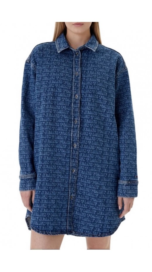 TOMMY JEANS RLX DNM SHIRT DRESS ΦΟΡΕΜΑ ΓΥΝΑΙΚΕΙΟ BLUΕ DENIM