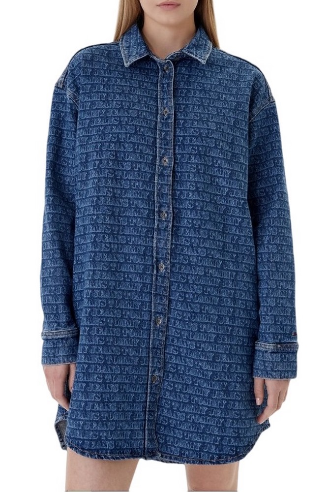TOMMY JEANS RLX DNM SHIRT DRESS ΦΟΡΕΜΑ ΓΥΝΑΙΚΕΙΟ BLUΕ DENIM