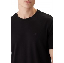 CALVIN KLEIN SUPIMA CHEST EMB CREWNECK T-SHIRT ΜΠΛΟΥΖΑ ΑΝΔΡΙΚΗ BLACK