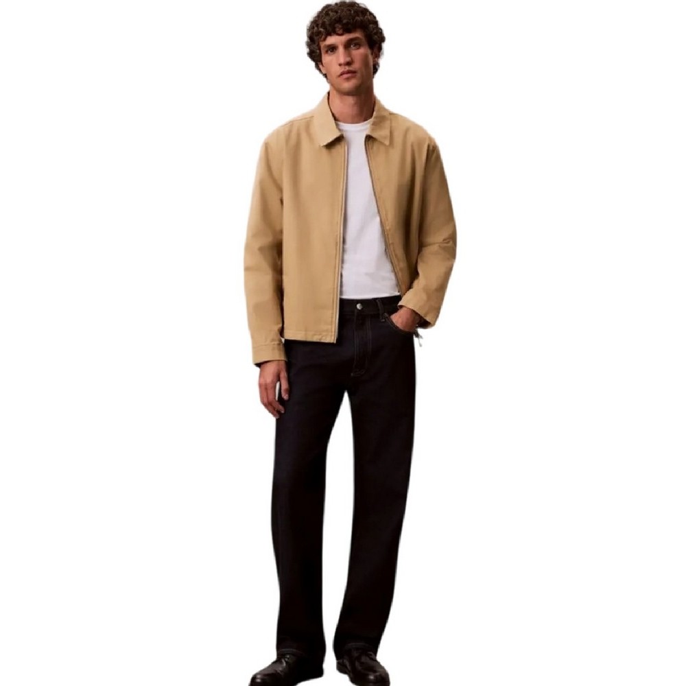 CALVIN KLEIN SUPIMA CHEST EMB CREWNECK T-SHIRT ΜΠΛΟΥΖΑ ΑΝΔΡΙΚΗ BRIGHT WHITE