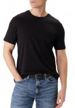 CALVIN KLEIN SUPIMA CHEST EMB CREWNECK T-SHIRT ΜΠΛΟΥΖΑ ΑΝΔΡΙΚΗ BLACK