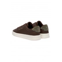 TOMMY HILFIGER COURT LTH DETAIL ESS ΠΑΠΟΥΤΣΙ ΑΝΔΡΙΚΟ BROWN