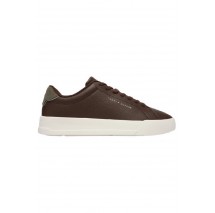 TOMMY HILFIGER COURT LTH DETAIL ESS ΠΑΠΟΥΤΣΙ ΑΝΔΡΙΚΟ BROWN
