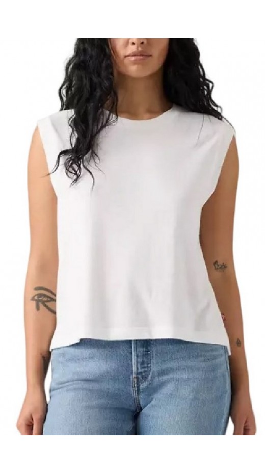 LEVIS BOXY TANK T-SHIRT ΜΠΛΟΥΖΑ ΓΥΝΑΙΚΕΙΑ WHITE