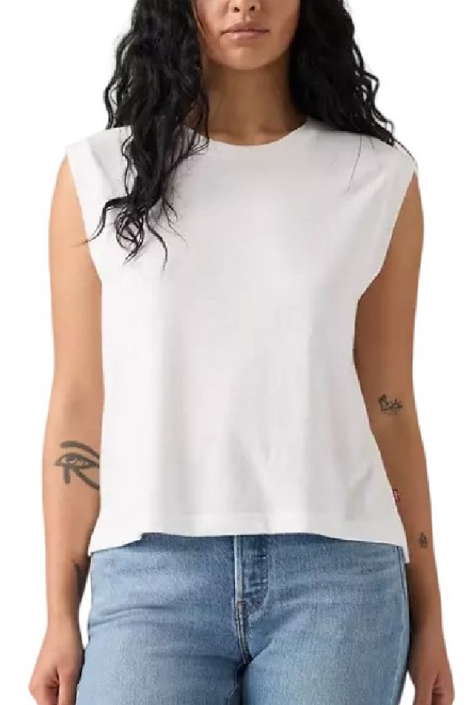 LEVIS BOXY TANK T-SHIRT ΜΠΛΟΥΖΑ ΓΥΝΑΙΚΕΙΑ WHITE