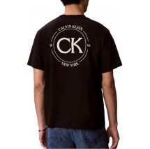 CALVIN KLEIN JEANS 20S APRIL GRAPHIC SEASONAL T-SHIRT ΜΠΛΟΥΖΑ ΑΝΔΡΙΚΗ BLACK