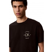 CALVIN KLEIN JEANS 20S APRIL GRAPHIC SEASONAL T-SHIRT ΜΠΛΟΥΖΑ ΑΝΔΡΙΚΗ BLACK