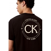 CALVIN KLEIN JEANS 20S APRIL GRAPHIC SEASONAL T-SHIRT ΜΠΛΟΥΖΑ ΑΝΔΡΙΚΗ BLACK