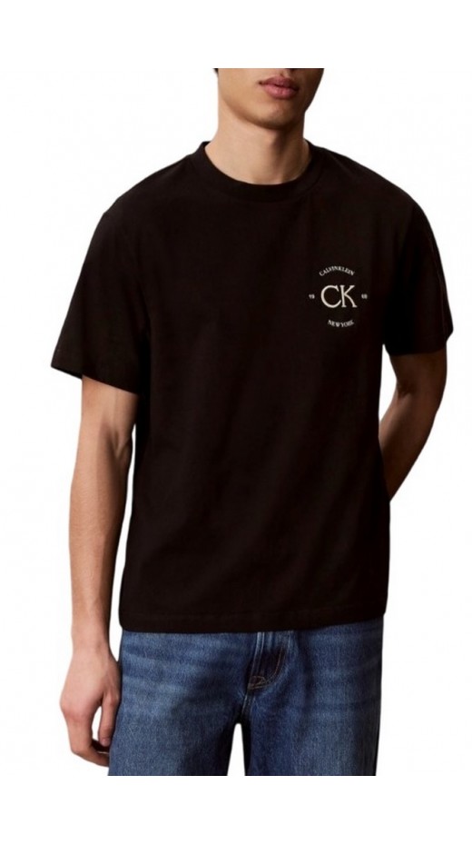 CALVIN KLEIN JEANS 20S APRIL GRAPHIC SEASONAL T-SHIRT ΜΠΛΟΥΖΑ ΑΝΔΡΙΚΗ BLACK