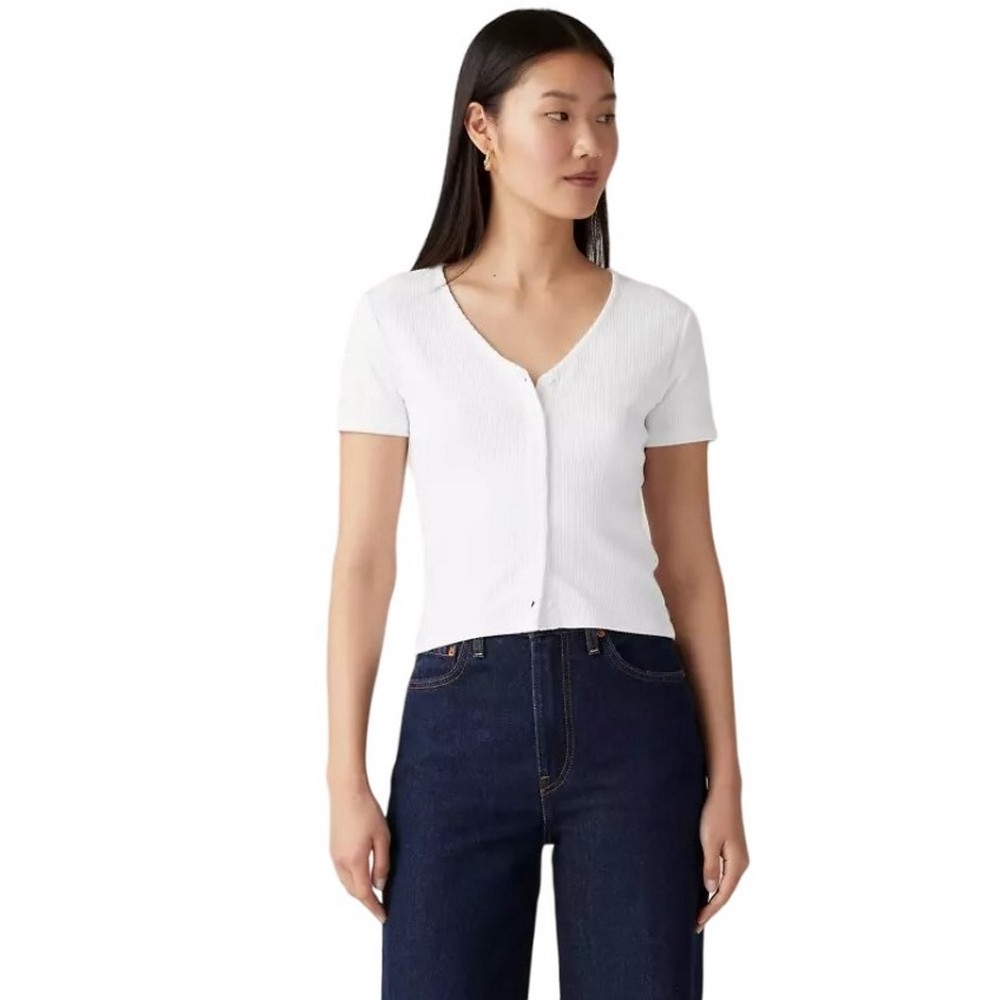 MUSE SS TEE NEUTRALS WHITE