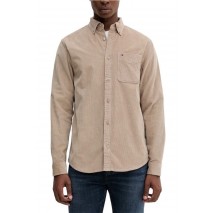 TOMMY JEANS REG BABY CORD SHIRT EXT ΠΟΥΚΑΜΙΣΟ ΑΝΔΡΙΚΟ TAUPE