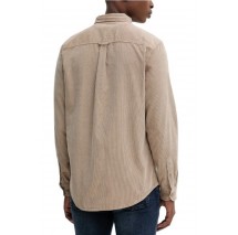 TOMMY JEANS REG BABY CORD SHIRT EXT ΠΟΥΚΑΜΙΣΟ ΑΝΔΡΙΚΟ TAUPE