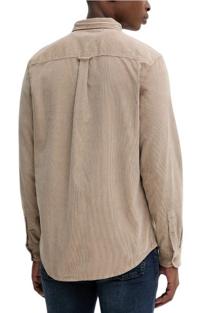 TOMMY JEANS REG BABY CORD SHIRT EXT ΠΟΥΚΑΜΙΣΟ ΑΝΔΡΙΚΟ TAUPE