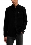 TOMMY JEANS REG BABY CORD SHIRT EXT ΠΟΥΚΑΜΙΣΟ ΑΝΔΡΙΚΟ BLACK