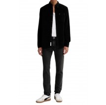TOMMY JEANS REG BABY CORD SHIRT EXT ΠΟΥΚΑΜΙΣΟ ΑΝΔΡΙΚΟ BLACK