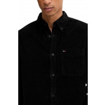 TOMMY JEANS REG BABY CORD SHIRT EXT ΠΟΥΚΑΜΙΣΟ ΑΝΔΡΙΚΟ BLACK