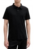 CALVIN KLEIN SS SUPIMA CHEST EMB POLO T-SHIRT ΜΠΛΟΥΖΑ ΑΝΔΡΙΚΗ BLACK